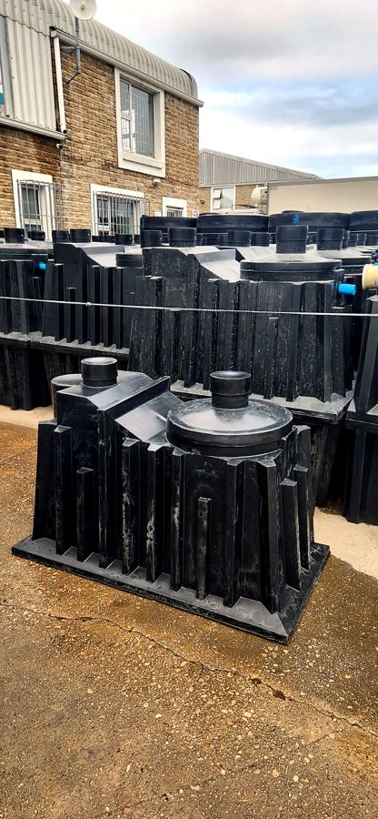 Septic tanks and bio-separators moulded from Fenix RotoPowder