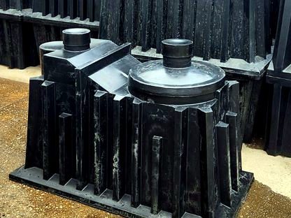 Septic tanks and bio-separators moulded from Fenix RotoPowder