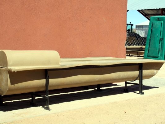 Sheep troughs moulded from Fenix RotoPowder
